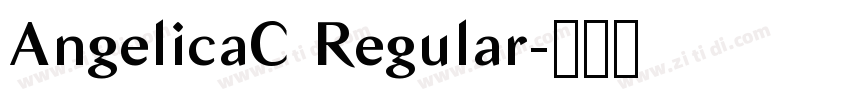 AngelicaC Regular字体转换
